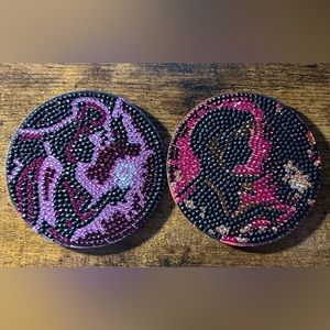 Set of 8 Disney princess coasters